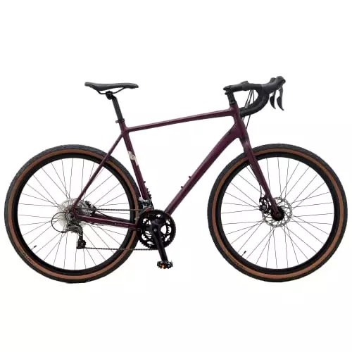Dame Cykler Mustang Gravel Claris 28" Cykel Med 16 Gear - Dark Grape - Cykelstellet 3 Dame Cykler Mustang Gravel Claris 28" Cykel Med 16 Gear - Dark Grape - Cykelstellet