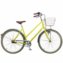 Dame Cykler Mustang Vintage Classic 28" Damecykel Med 7 Gear - Light Lemon - Cykelstellet
