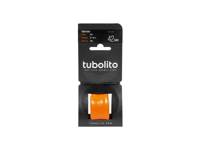 Cykelslanger Tubolito Tube-Road 700 X 18-28C Cykelslange, 42mm Racerventil - Cykelstellet 3 Cykelslanger Tubolito Tube-Road 700 X 18-28C Cykelslange, 42mm Racerventil - Cykelstellet